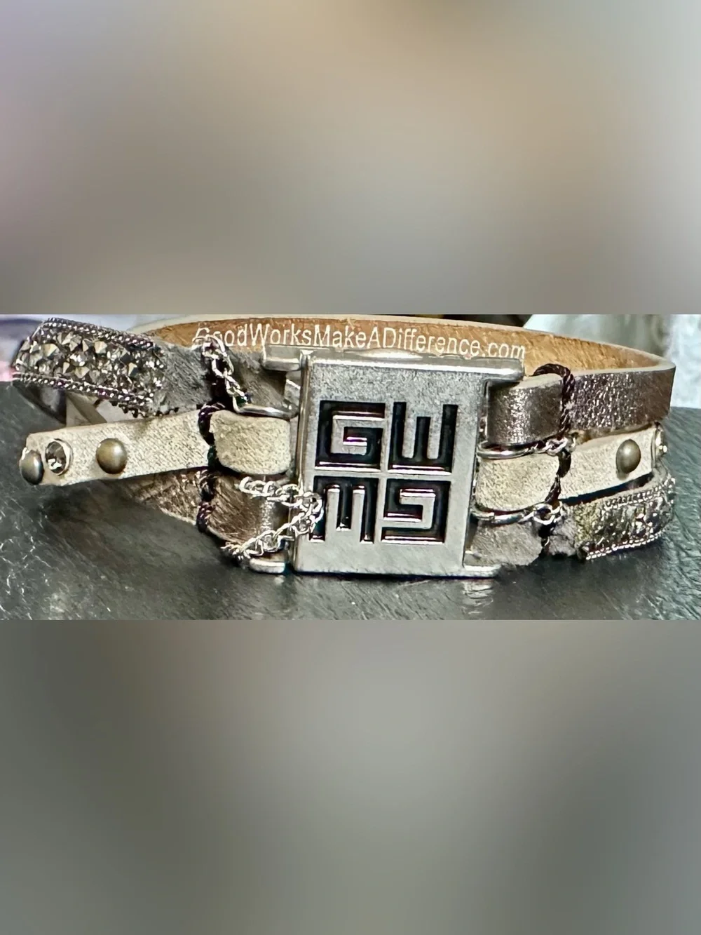 Silver Geometric Square Pendant Necklace for Men